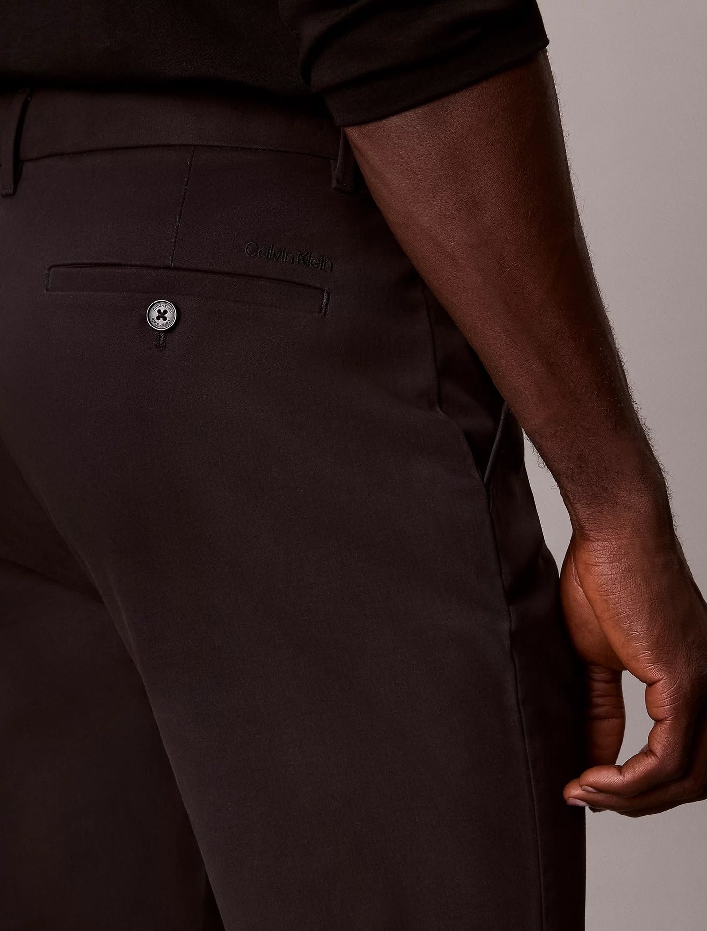 Pantalone Calvin Klein "Slim Sateen Chino" uomo