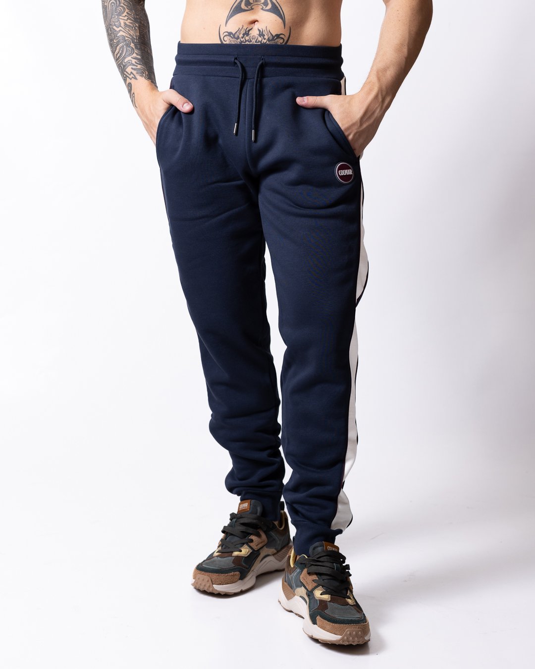 Pantalone Colmar color block in felpa uomo