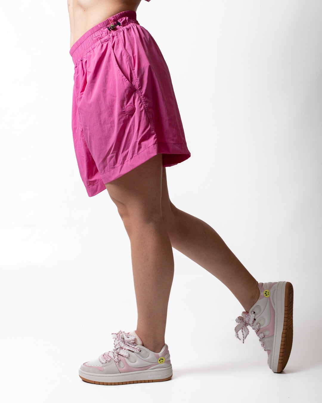 Short Colmar in nylon con coulisse laterali donna