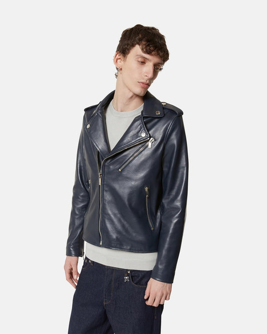 Giubbotto Richmond X biker in vera pelle uomo