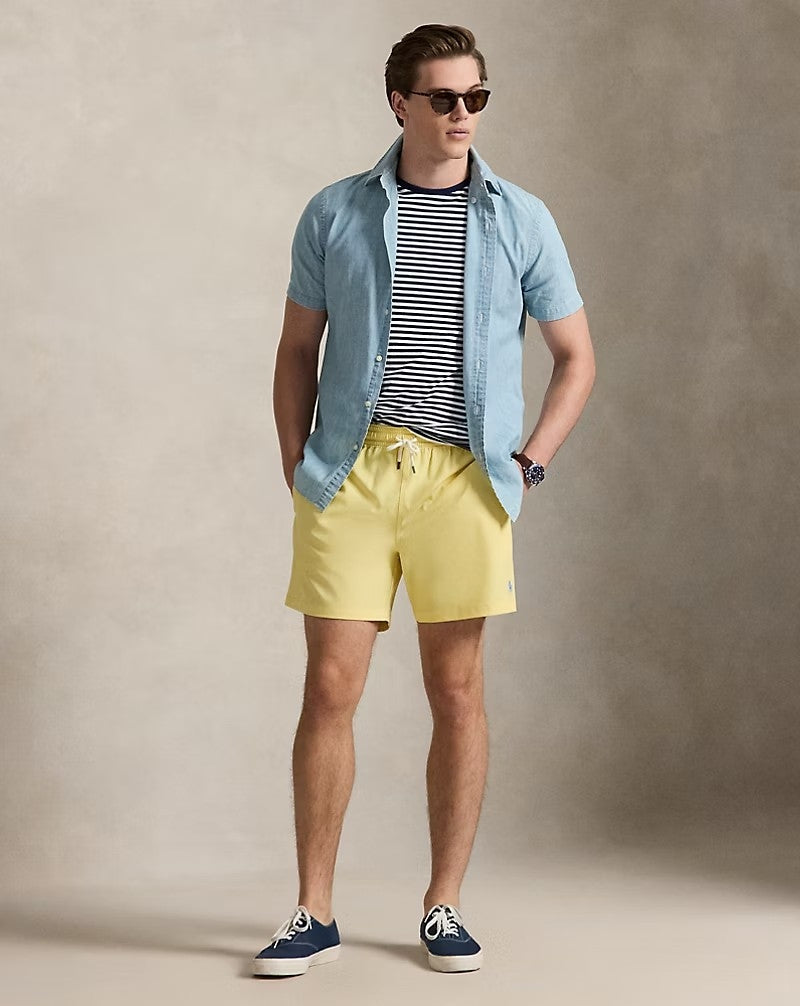 Boxer mare Polo Ralph Lauren slim con ricamo uomo