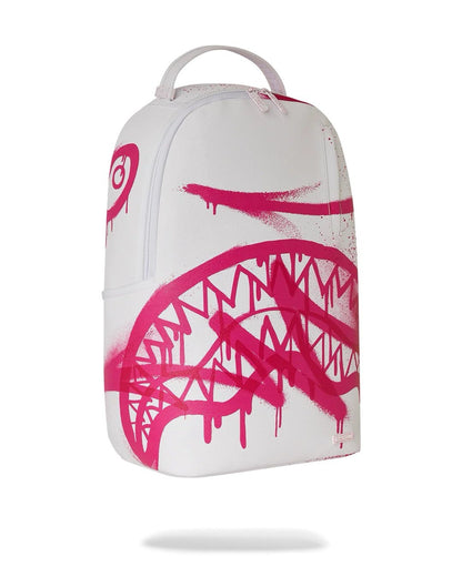 Zaino Sprayground bianco pink vandal backpack