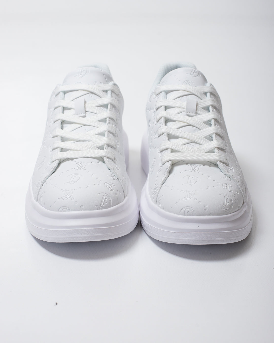 Sneakers Just Cavalli in ecopelle con logo jacquard uomo