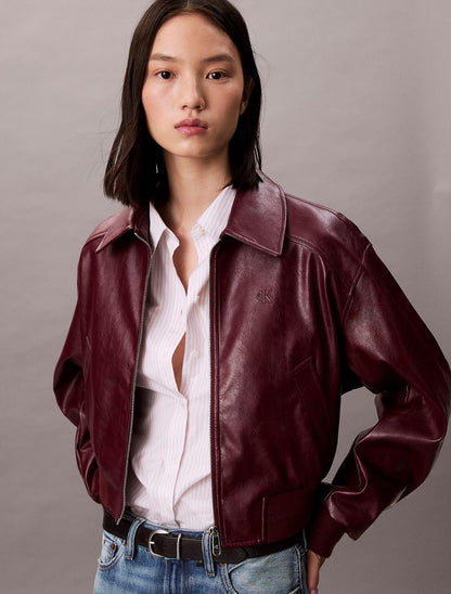 Giubbotto Calvin Klein in similpelle donna