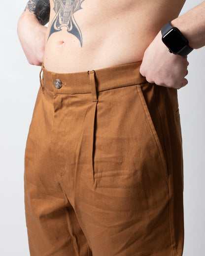 Pantalone Calvin Klein tapered in misto lino uomo