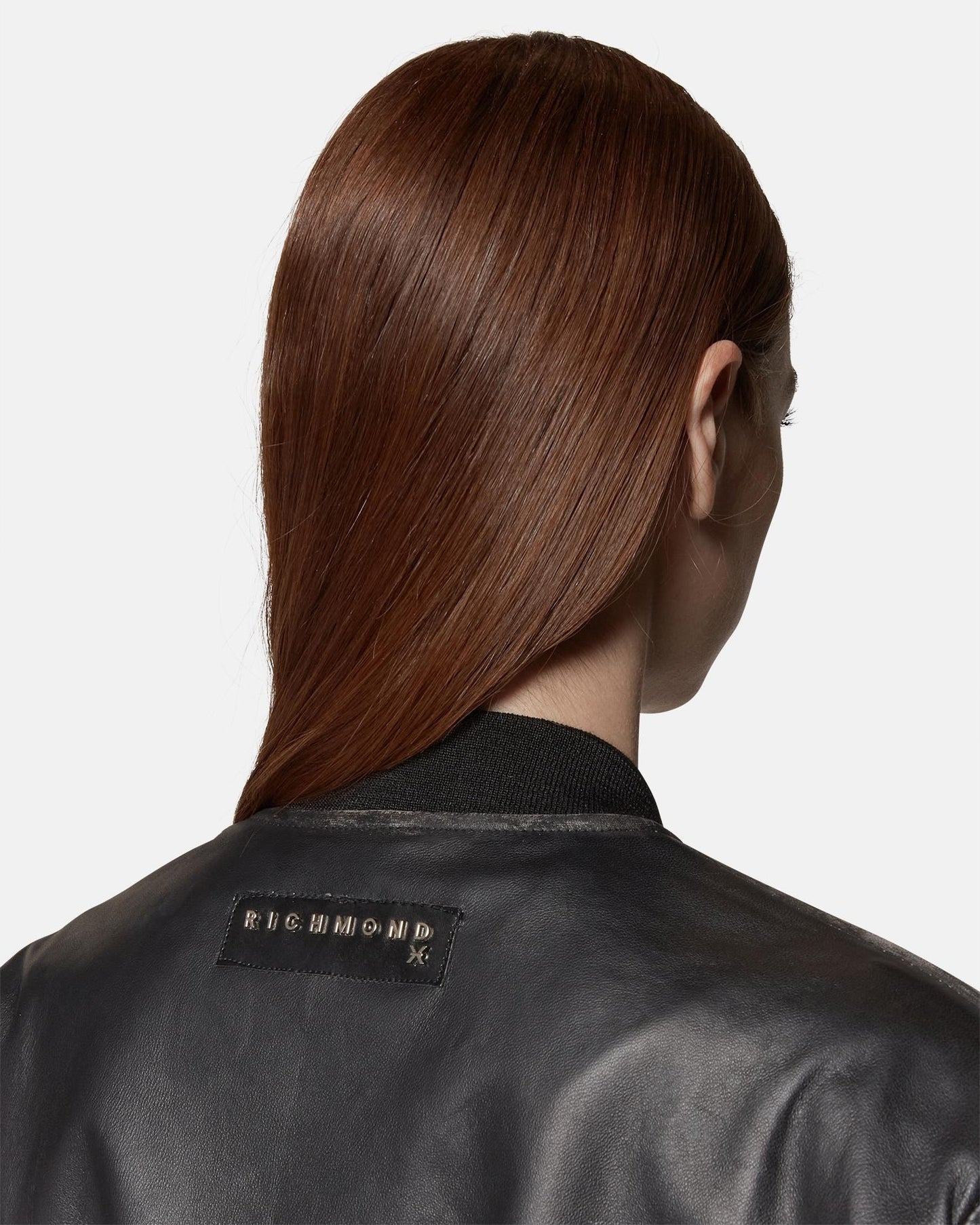 Giubbotto Richmond X cropped in vera pelle donna