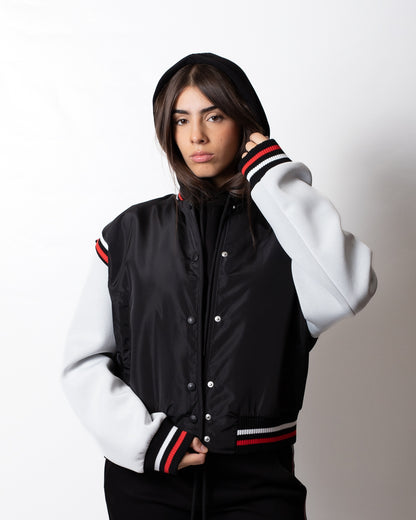 Giubbotto GCDS varsity bomber logo lounge