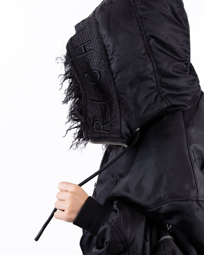 Giubbotto Richmond X bomber reversibile con ecopelliccia