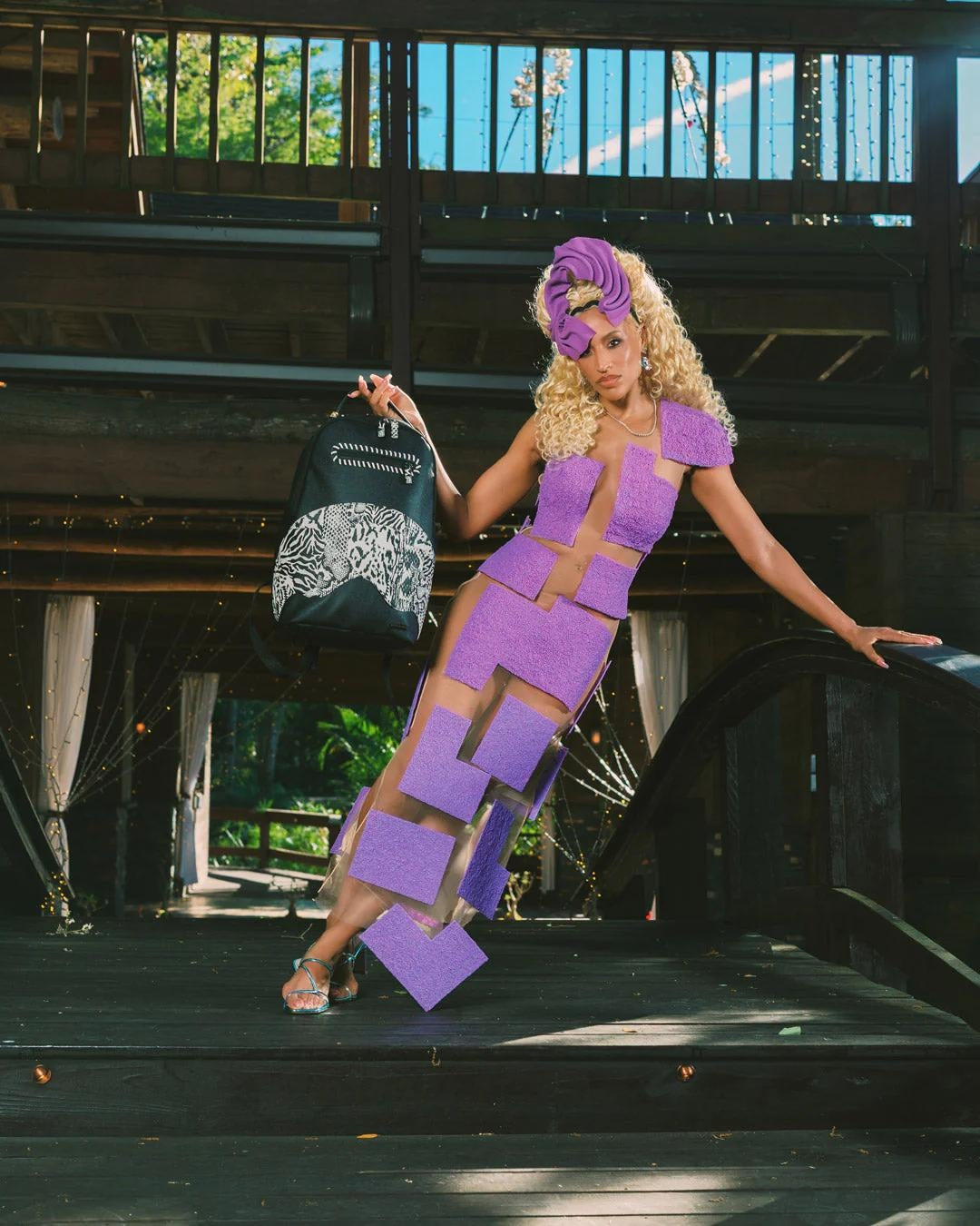 Zaino Sprayground nero AI Venture dlxsf  backpack