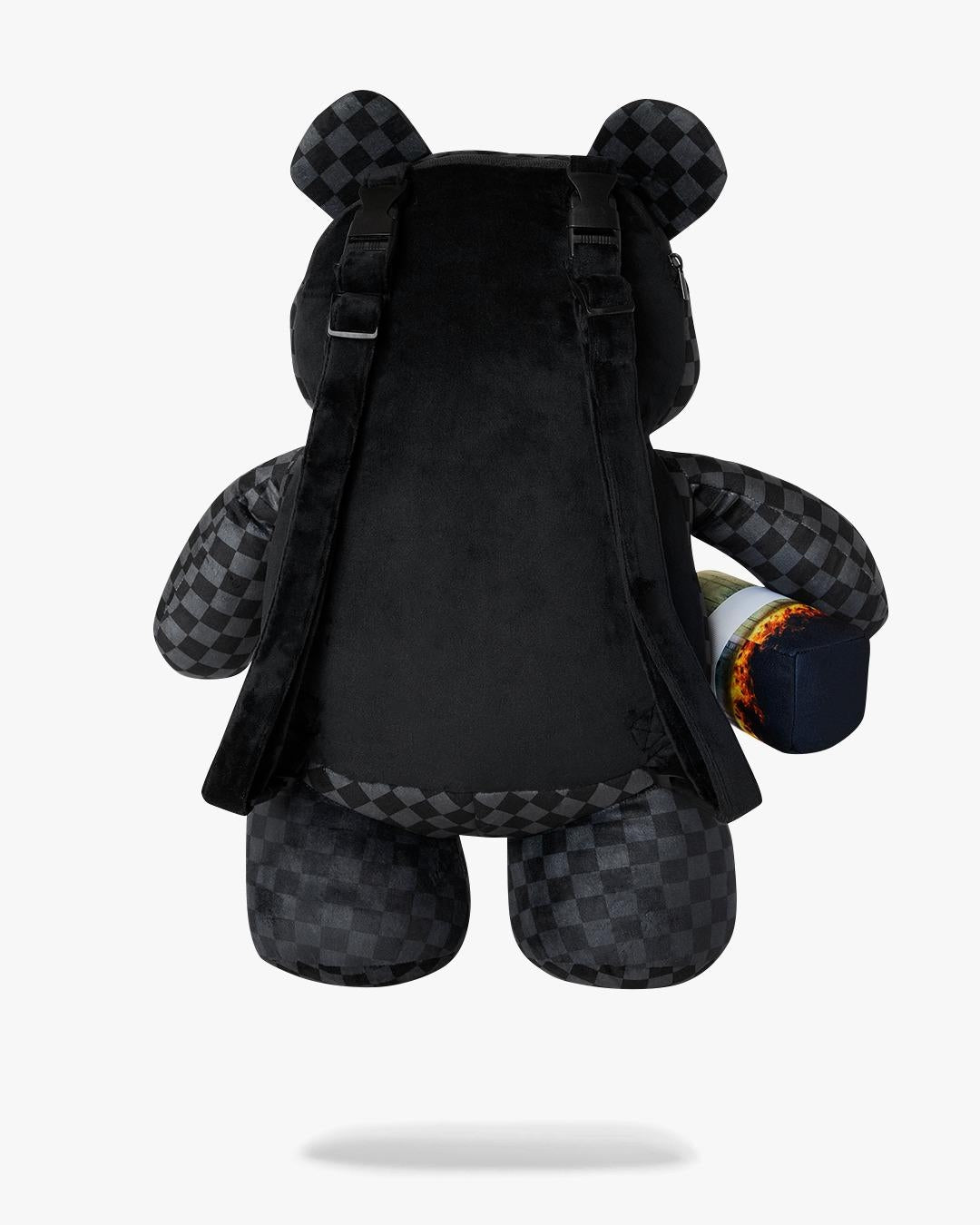 Zaino Sprayground orsetto nero "SIP N’ SMOKE MONEYBEAR BACKPACK"