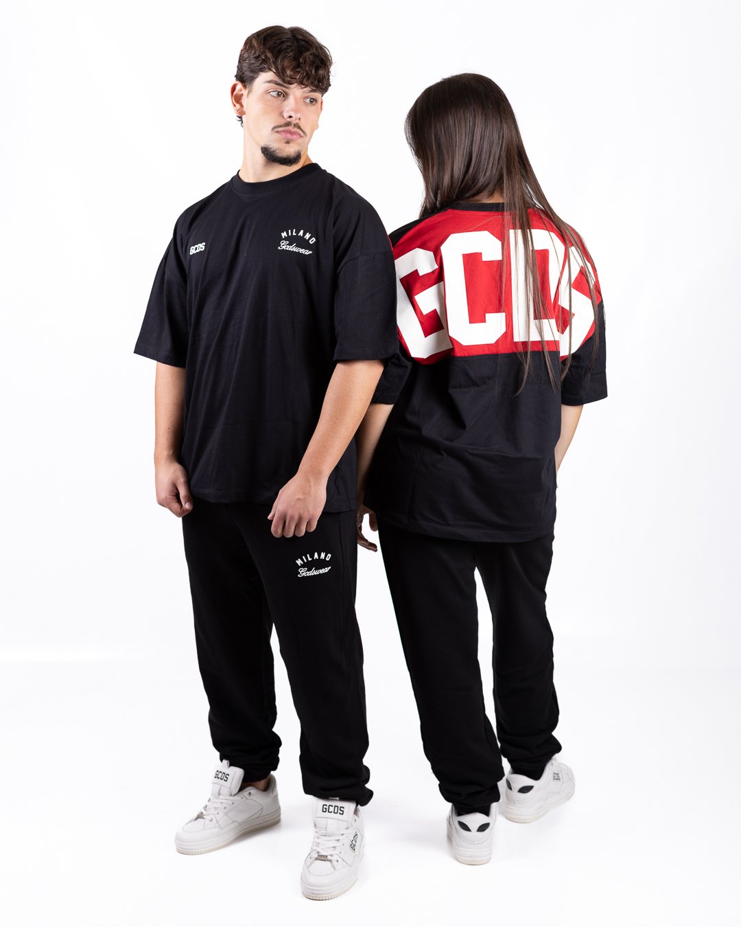 T-Shirt GCDS girocollo "Band Logo Back"
