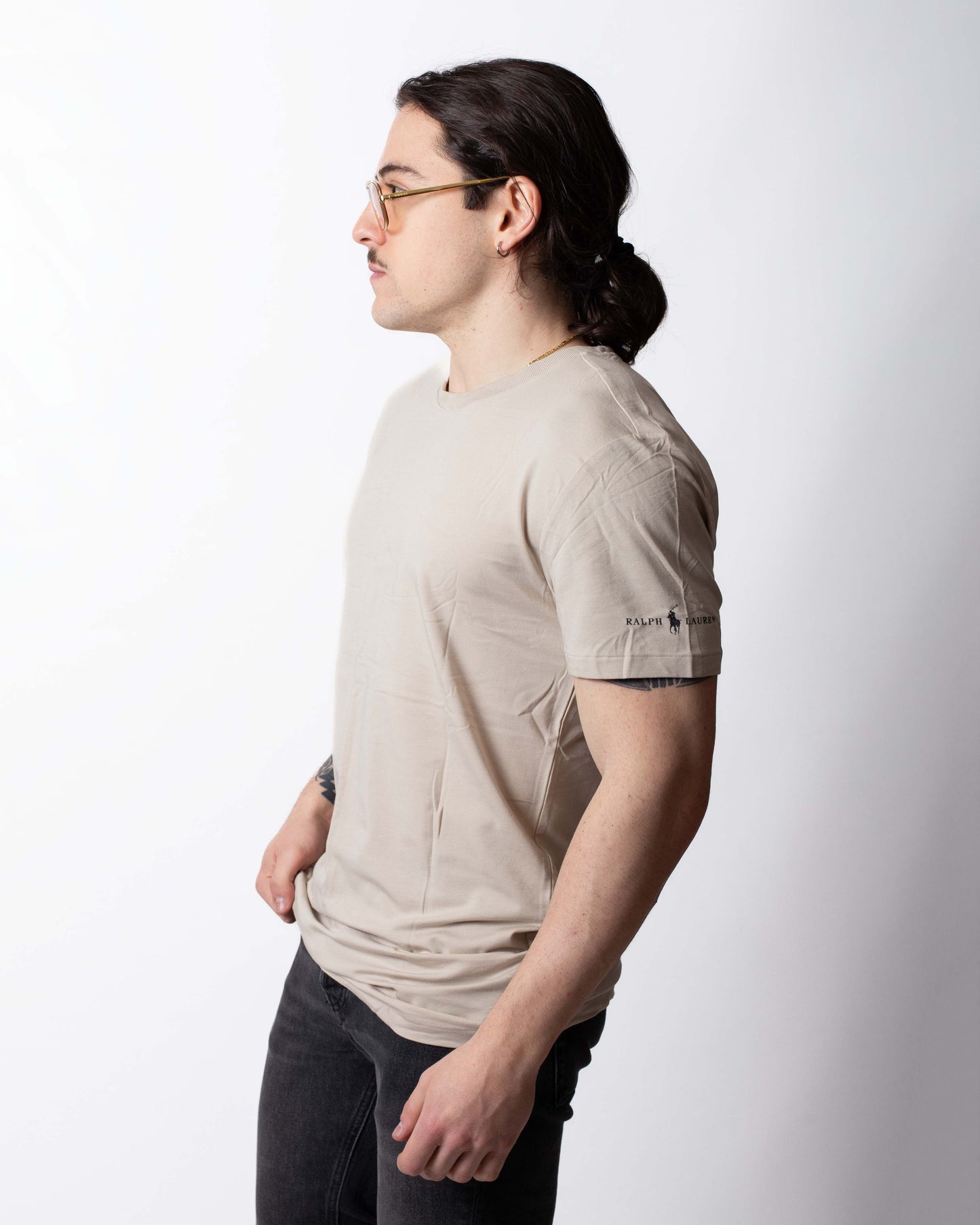 T-Shirt Polo Ralph Lauren tri-pack con logo sulla manica uomo