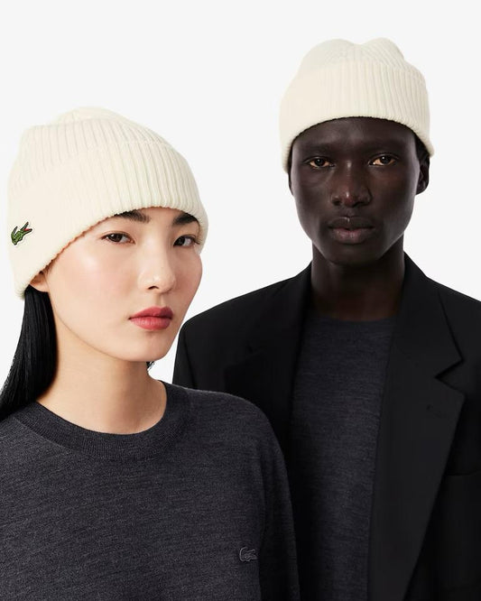 Cappello Lacoste a costine logato