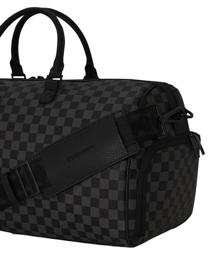 Borsone Sprayground nero unfinished shark large duffle