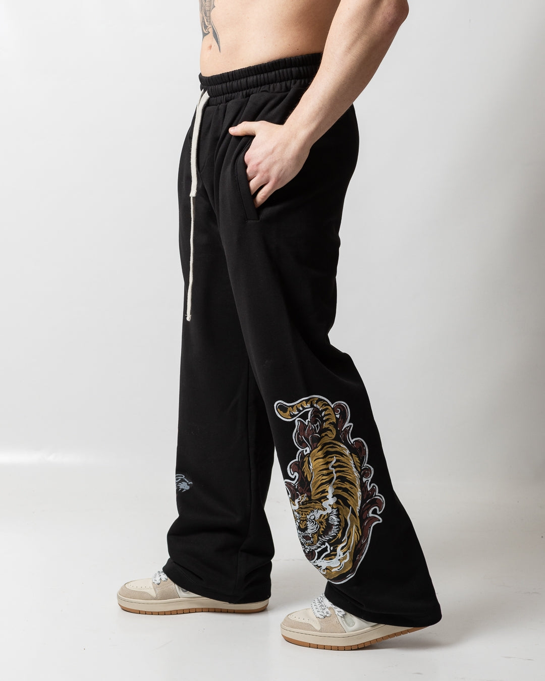 Pantalone Comme des Fuckdown in felpa con stampe uomo