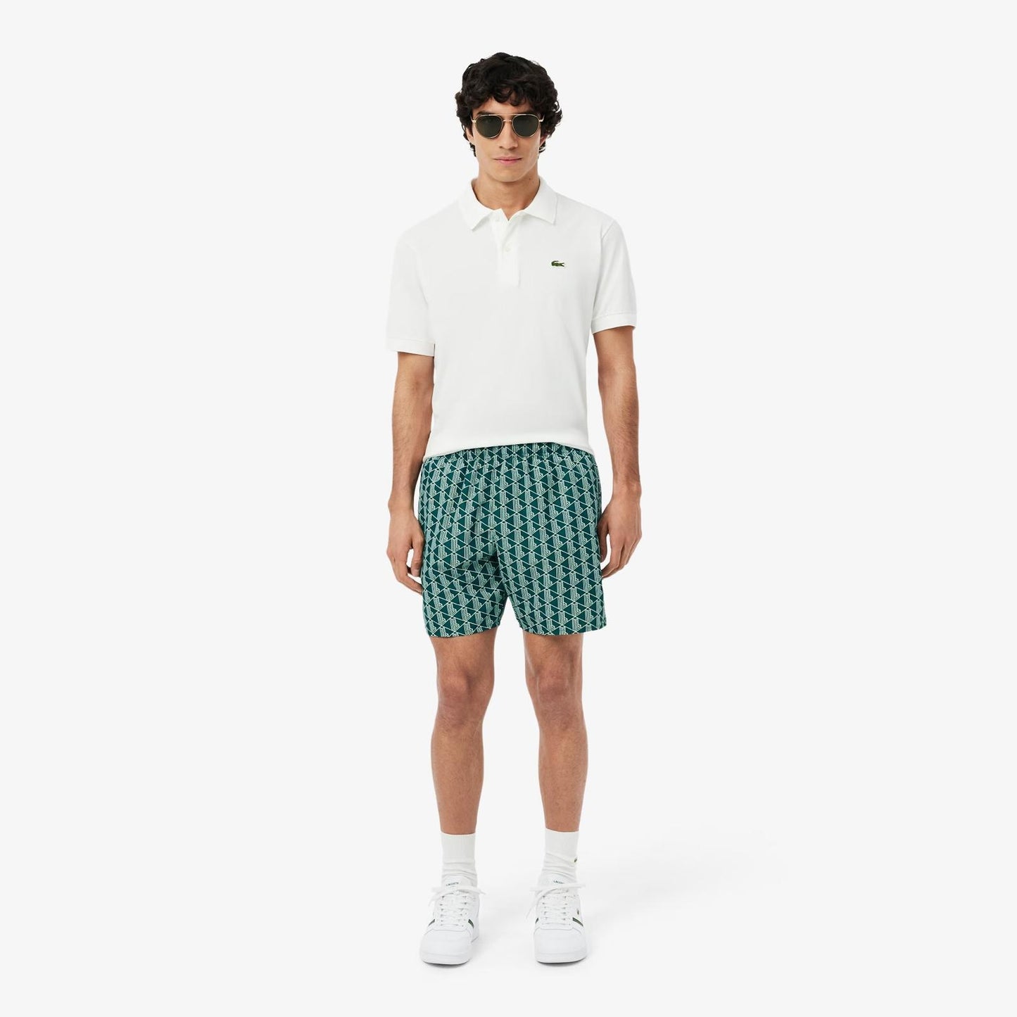 Boxer mare Lacoste monogram all-over uomo