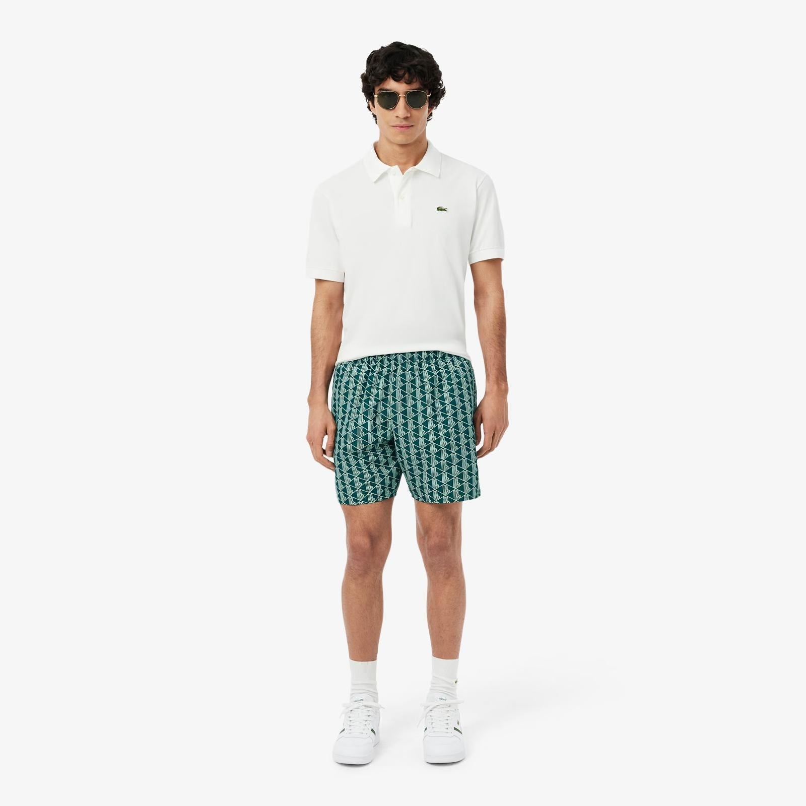 Boxer mare Lacoste monogram all-over uomo
