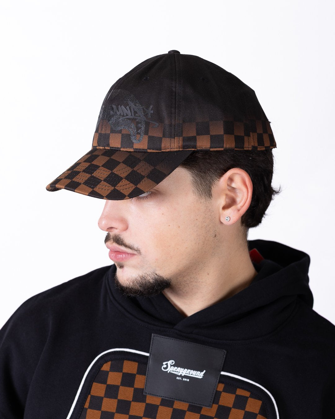 Cappello Sprayground con visiera e logo stampato