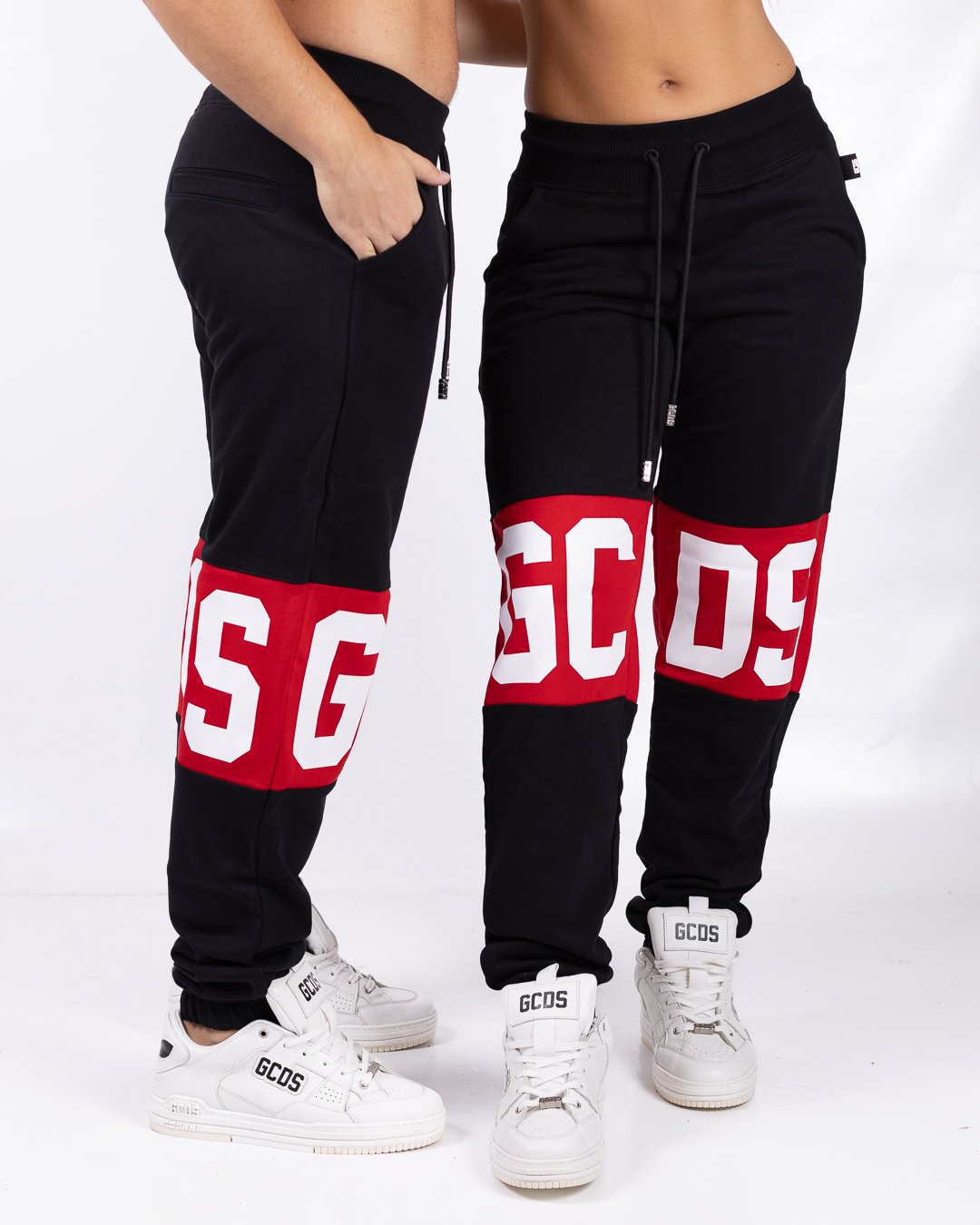 Pantalone GCDS "Band Logo" in felpa
