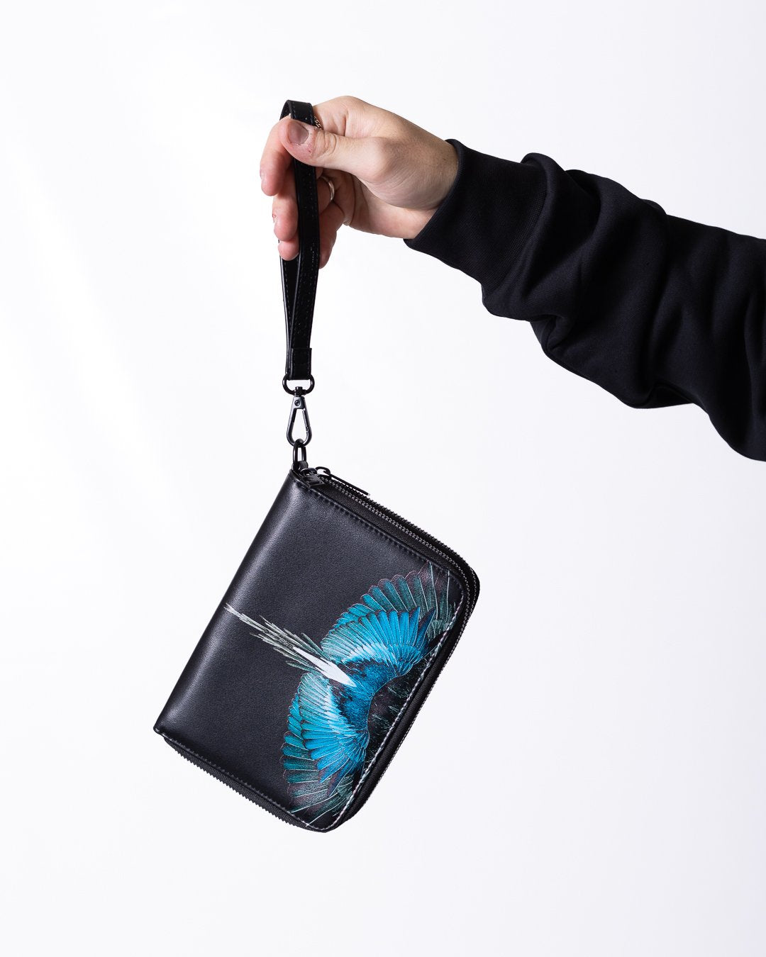 Pochette Marcelo Burlon in ecopelle "Icon Wings"
