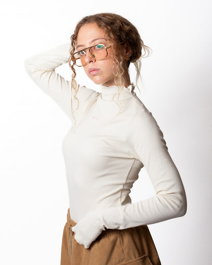 Body Disclaimer in costina con logo donna