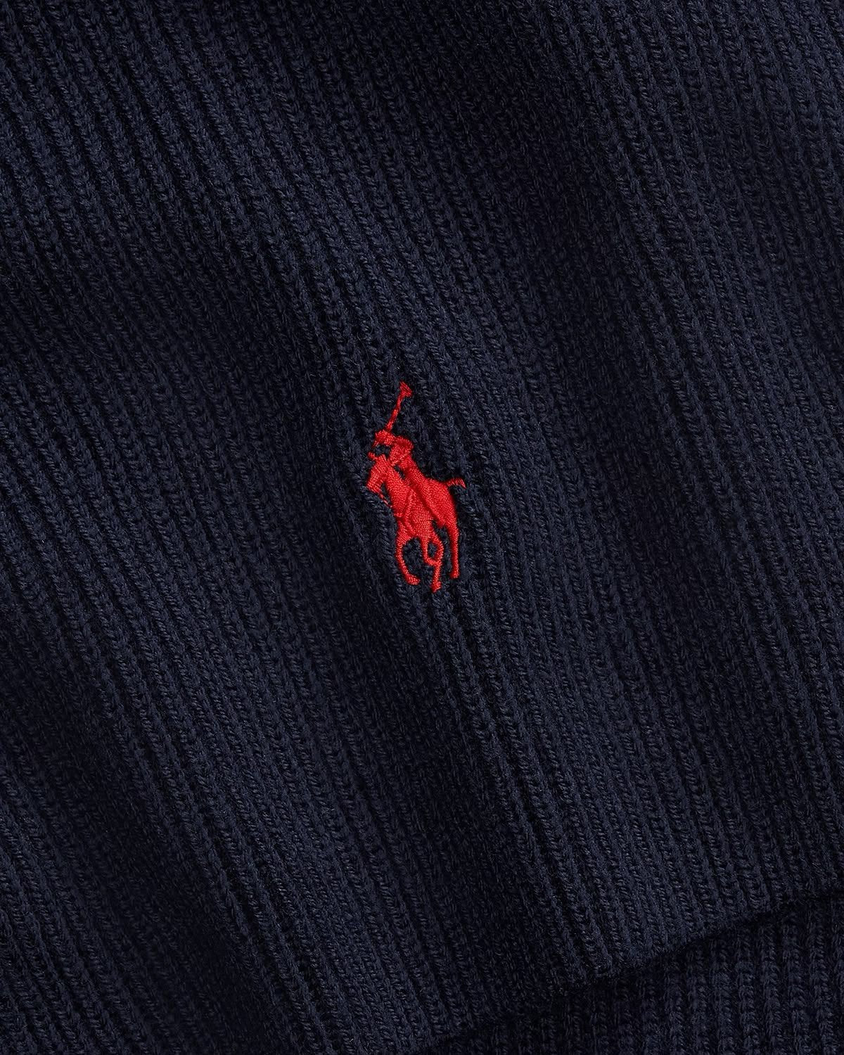 Cappello e sciarpa Polo Ralph Lauren in lana con logo ricamato