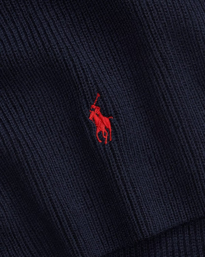 Cappello e sciarpa Polo Ralph Lauren in lana con logo ricamato