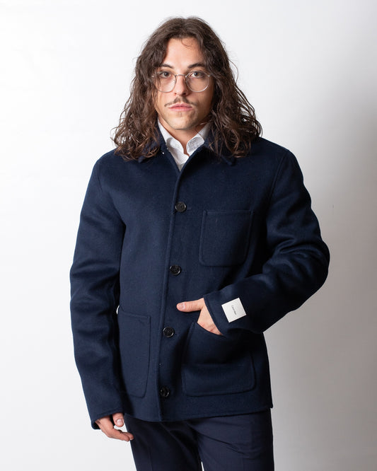 Cappotto Calvin Klein corto in misto lana uomo