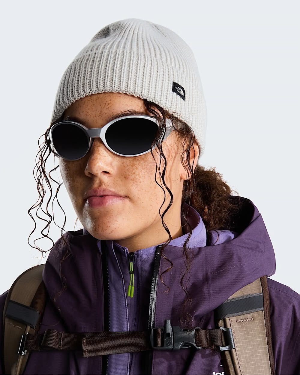 Cappello The North Face logo patch
