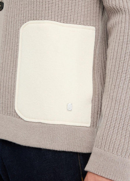 Cardigan Liu Jo in lana con tasche uomo