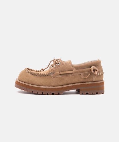 Mocassino Moschino da barca in pelle