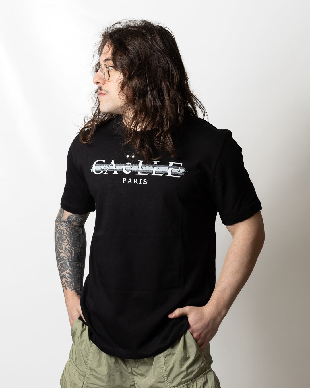 T-Shirt Gaelle con stampa logata uomo