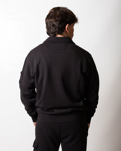 Felpa C.P. Company fullzip con colletto uomo