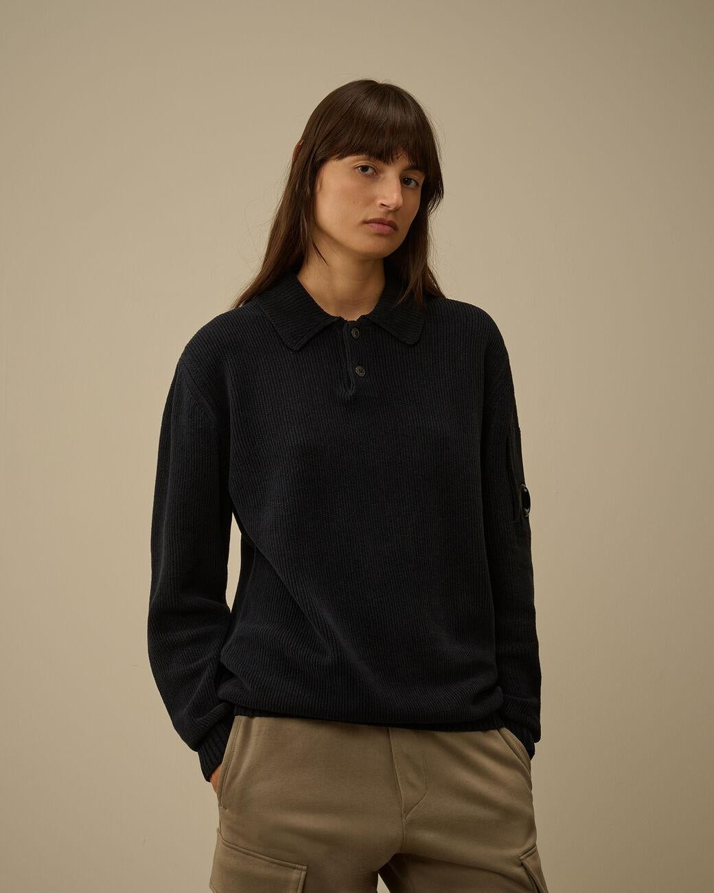 Maglia C.P. Company polo in ciniglia