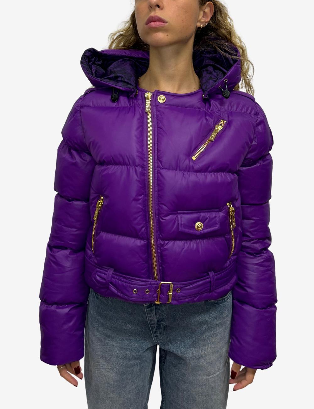 Giubbotto Just Cavalli con dettagli oro donna