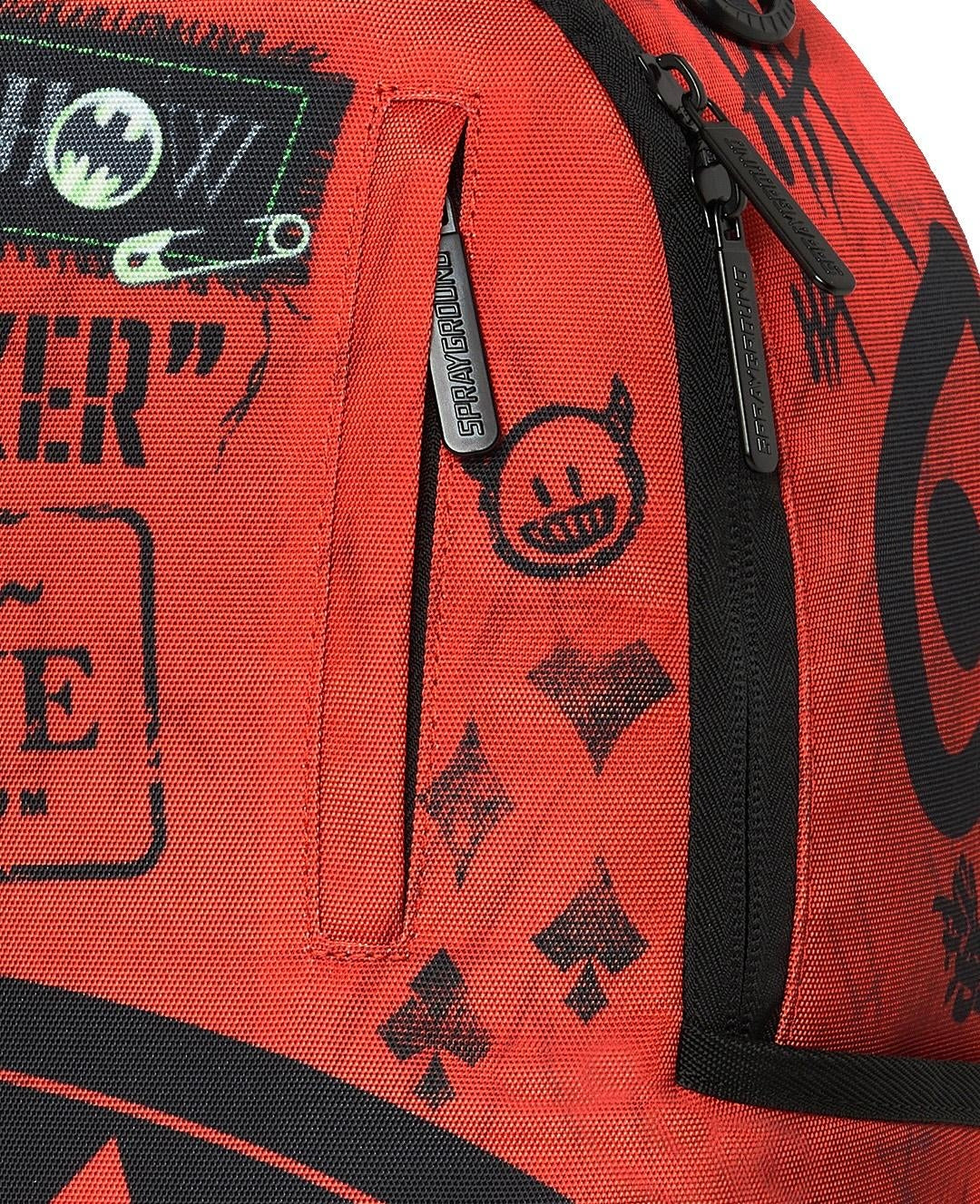 Zaino Sprayground rosso DC JOKER UPSIDE DOWN BACKPACK