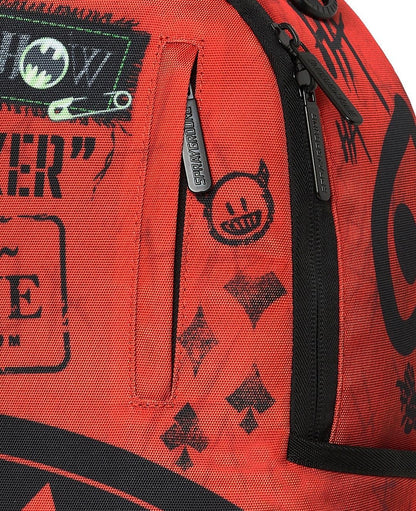 Zaino Sprayground rosso DC JOKER UPSIDE DOWN BACKPACK
