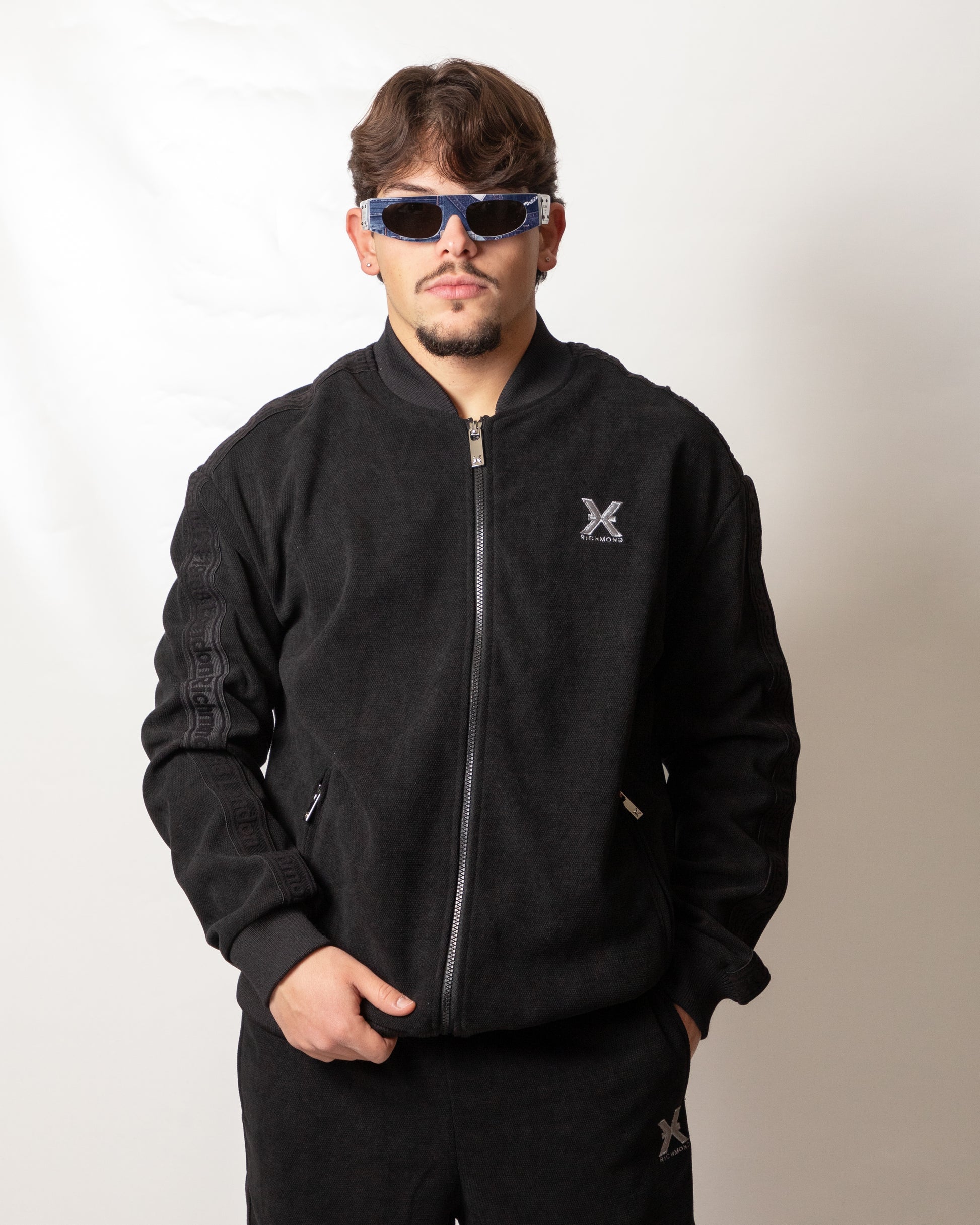 Felpa Richmond X fullzip in spugna uomo