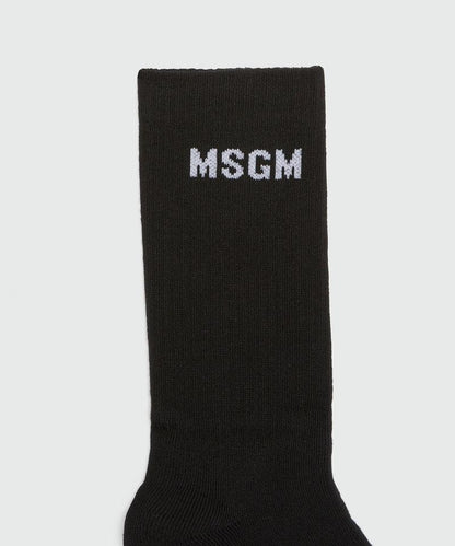 Calze MSGM in spugna con logo minimal