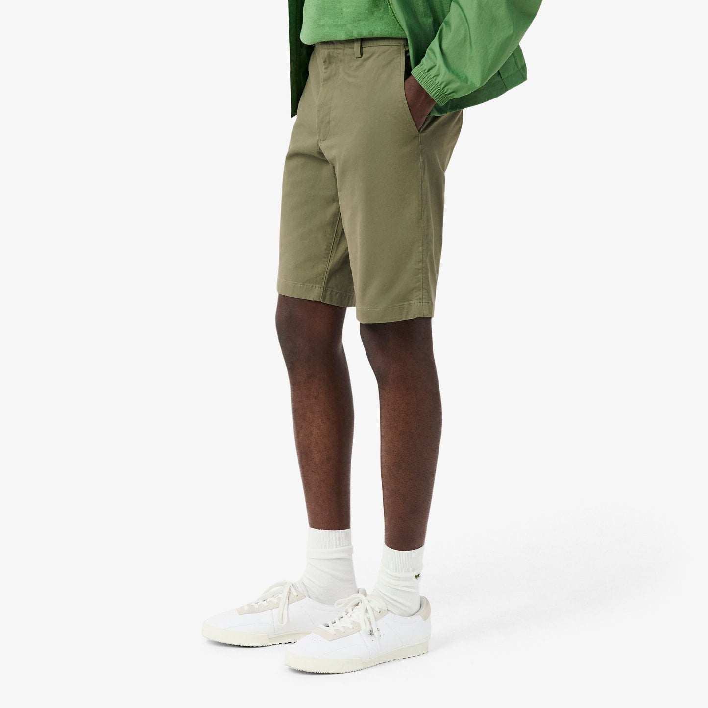 Bermuda Lacoste chino slim uomo