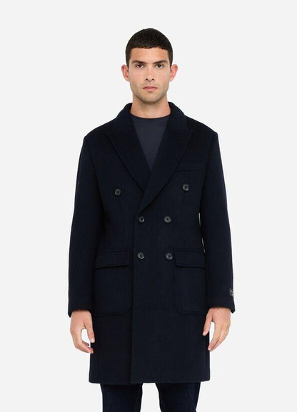 Cappotto Liu Jo doppiopetto in lana e cashmere uomo