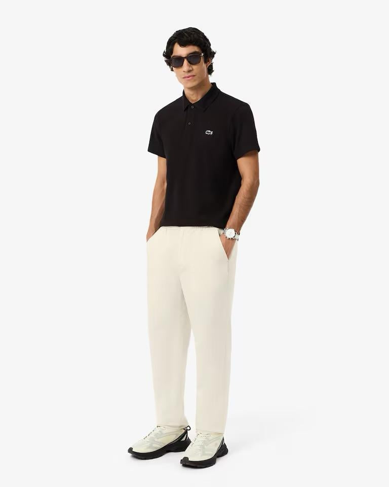Pantalone Lacoste regular in misto lino uomo