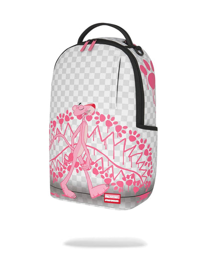 Zaino Sprayground bianco PINK PANTHER PAWPRINTS BACKPACK