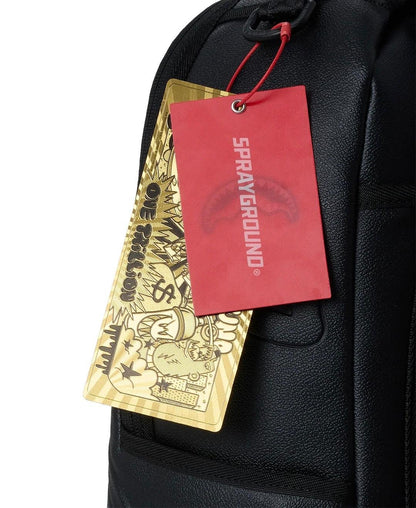 Zaino Sprayground nero REAL MONEY BACKPACK 