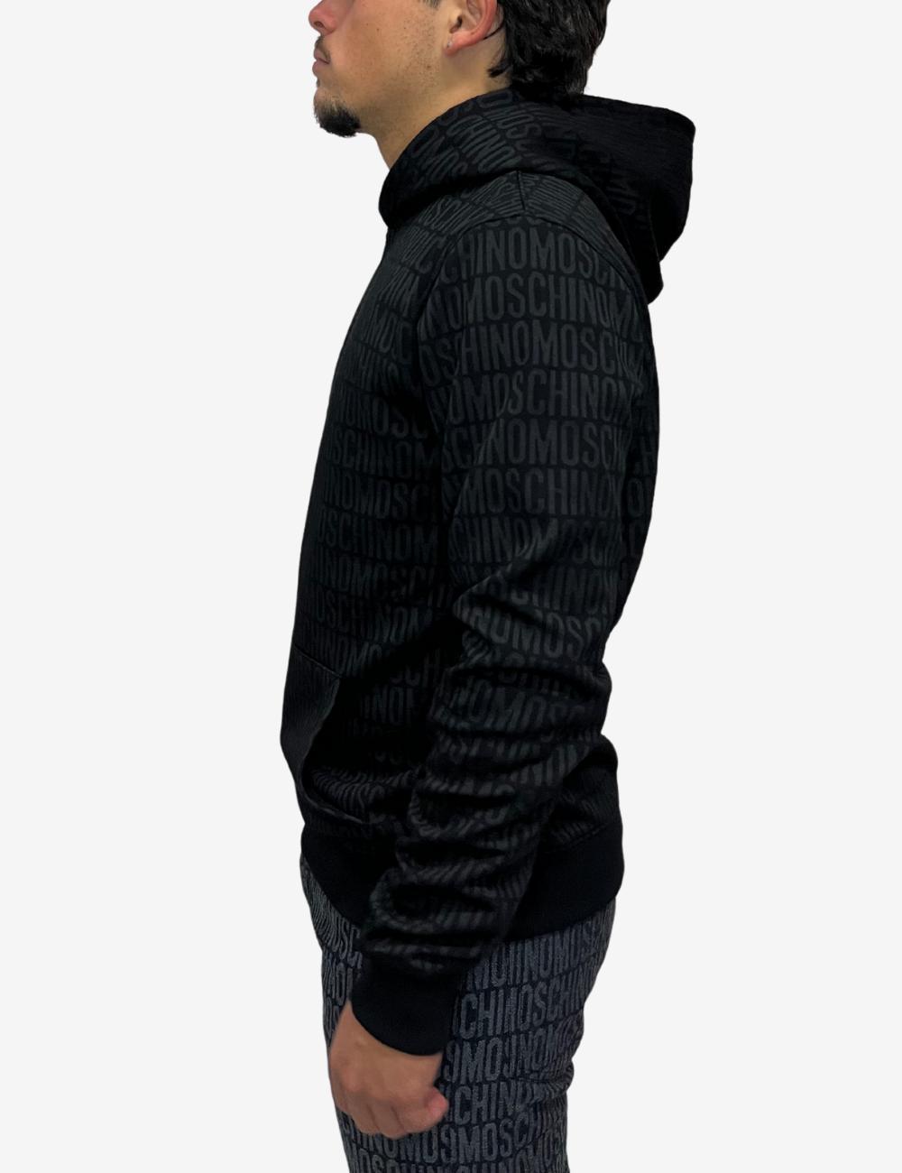 Felpa moschino uomo cappuccio hot sale