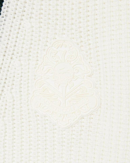 Cardigan Lacoste in lana con logo gommato e profili a contrasto
