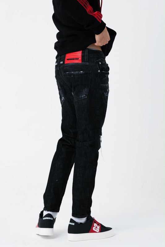 Jeans G2FIRENZE slim con patch logo e ricami