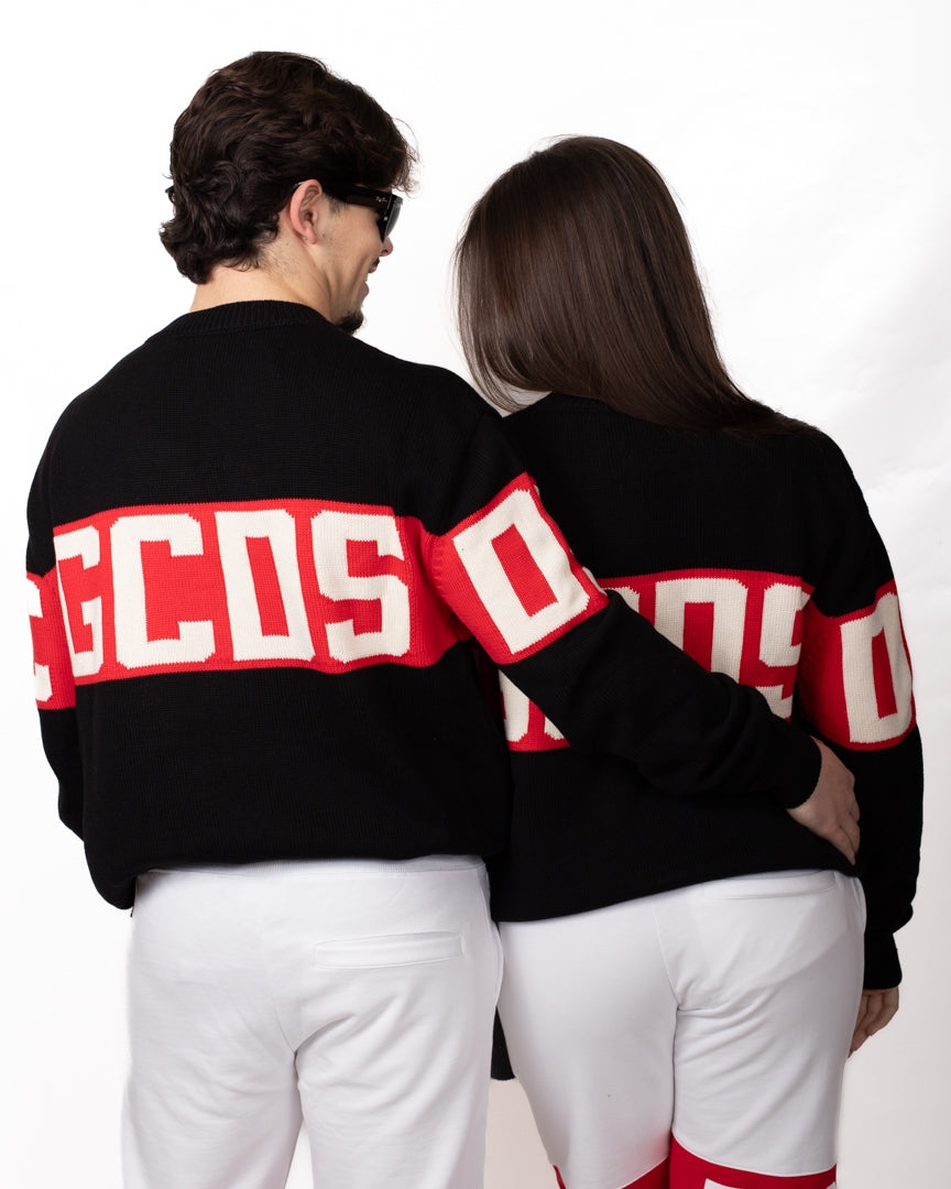 Maglia GCDS girocollo "Band logo"
