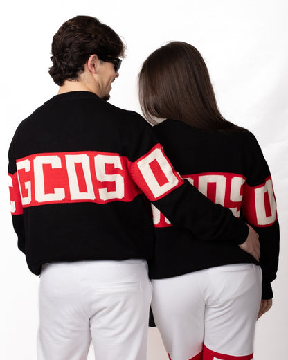 Maglia GCDS girocollo "Band logo"