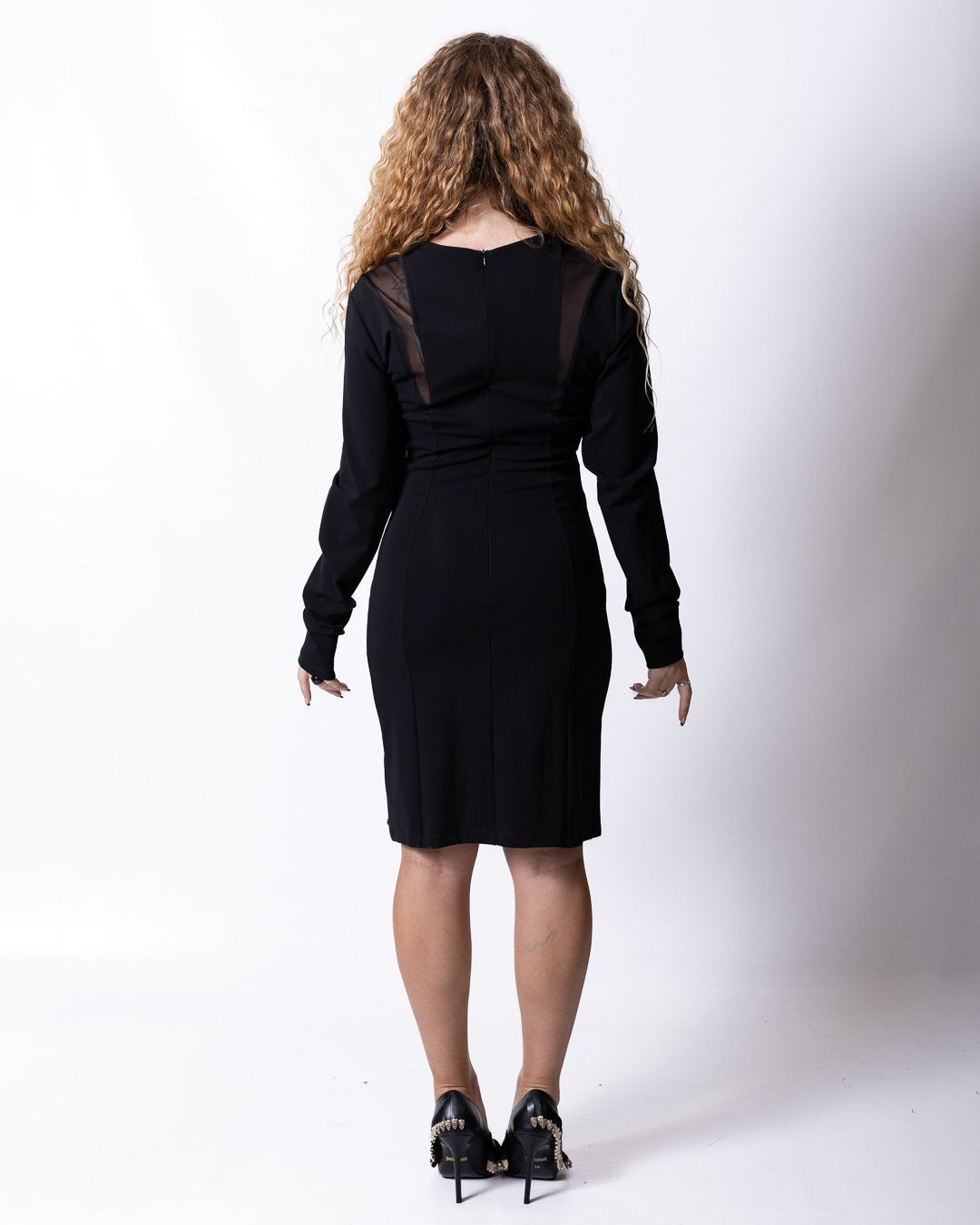 Abito Richmond X con dettagli in trasparenza e zip donna